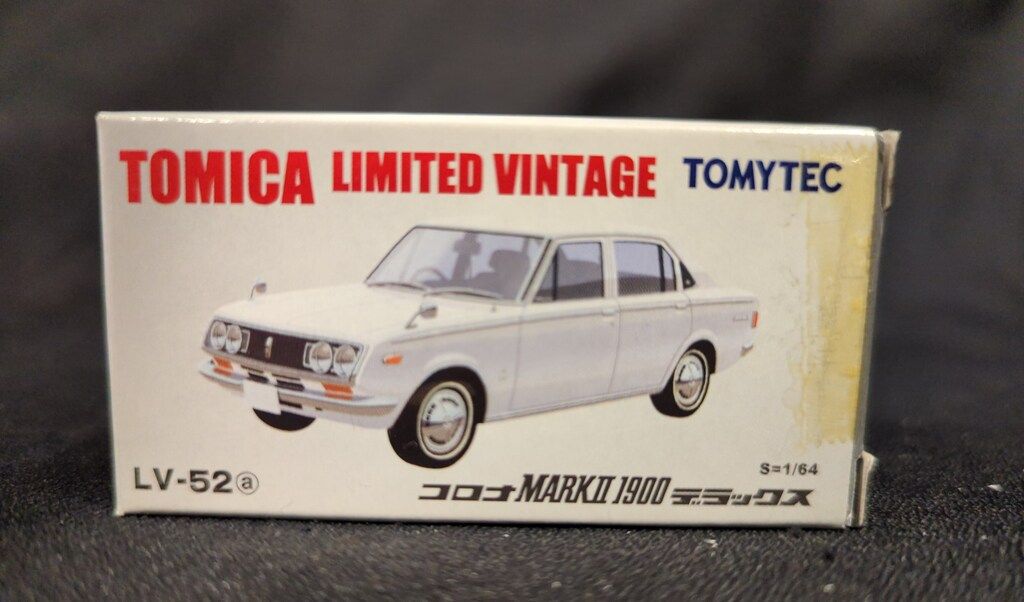 【新品】TOMICALIMITEDVINTAGE コロナMARKⅡ1900DX。 The deep, sophisticated red is great! Tomica's Collection of