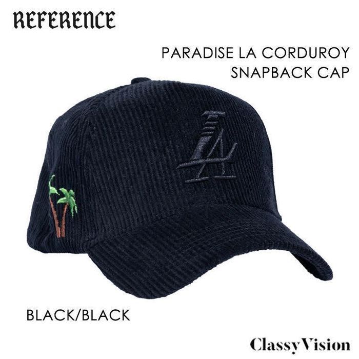 本国現地価格】25AW REFERENCE PARADISE LA CORDUROY SNAPBACK CAP