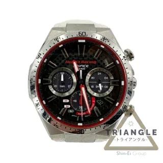 ♪ CASIO EDIFICE カシオ エディフィス EQS-800HR-1AJR Honda Racing ホンダレーシング リミテッドエディション  ホワイト レッド 腕時計 時計 クロノグラフ ソーラー - メルカリ