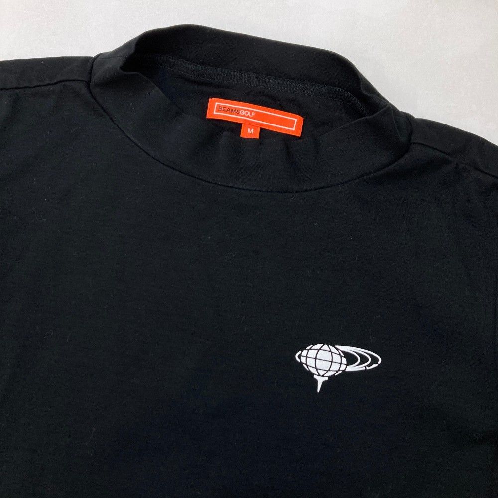 サイズ：M BEAMS GOLF ビームスゴルフ ハイネック長袖Tシャツ