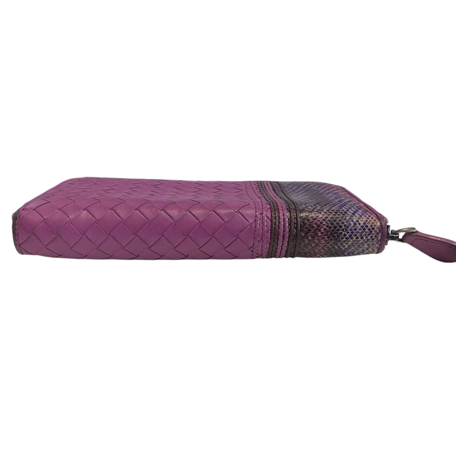 中古品】 BOTTEGA VENETA ボッテガヴェネタ イントレチャート ラウンド