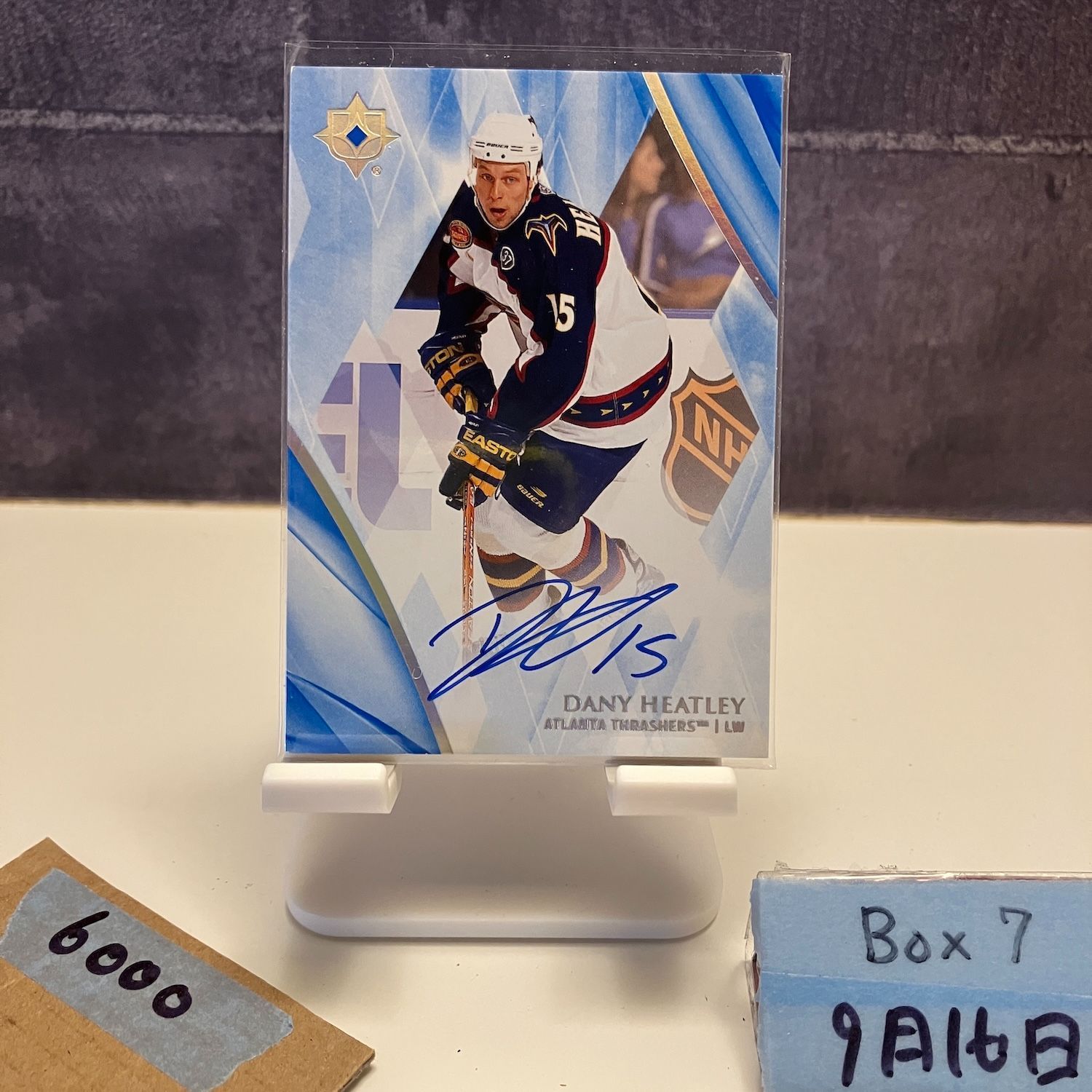 2024 Upper Deck Ultimate Collection Dany Heatley サイン Atlanta Thrashers カード