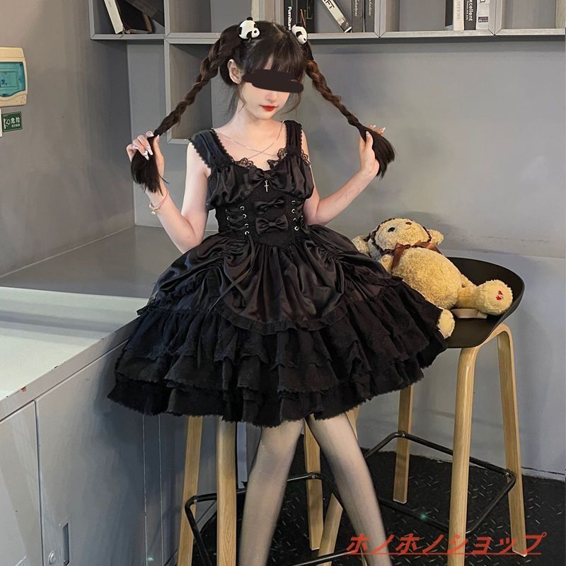 メタモルフォーゼ ジャガードヨークフレアJSK カチューシャ付き