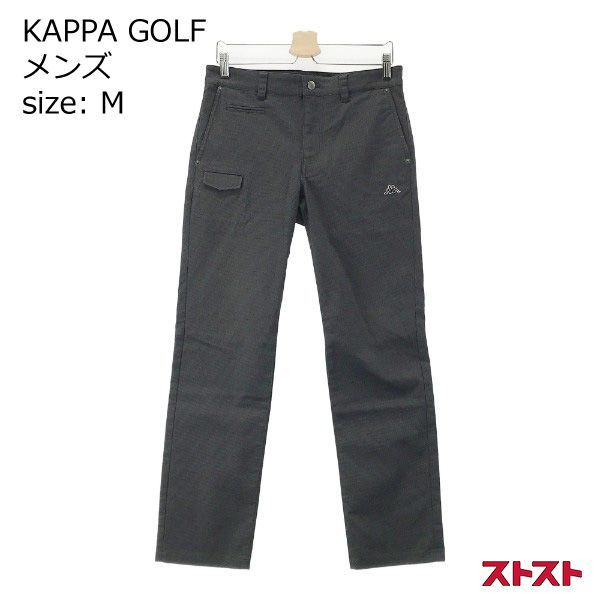 カッパページです KAPPA GOLF カッパゴルフ ストレッチパンツ 千鳥柄 グレー系 M