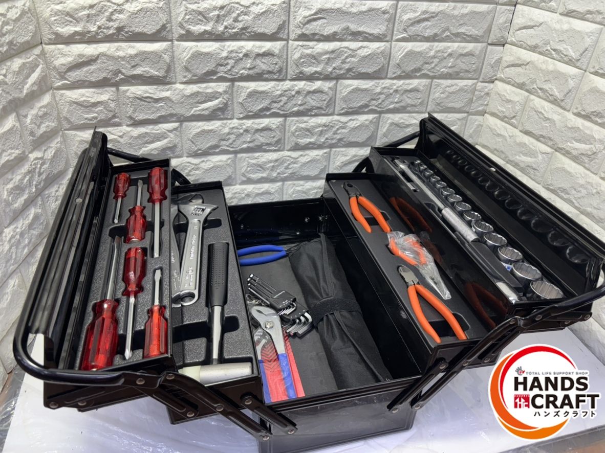 スーパーツール 工具セット 両開きタイプ三段式