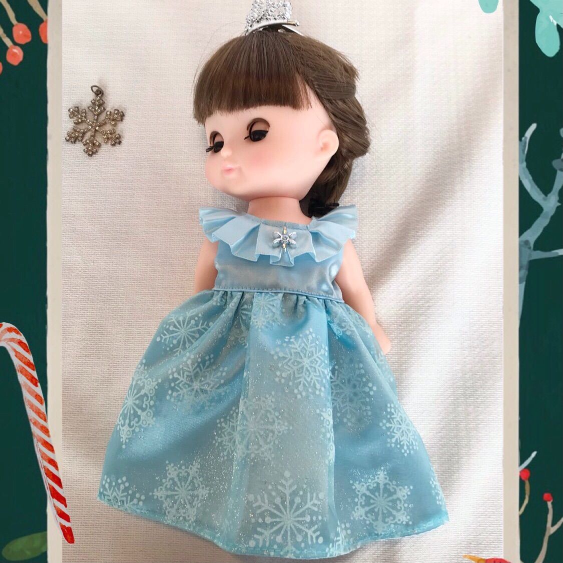 NO.4 ソランちゃん メルちゃん お姫様ドレス ハンドメイド