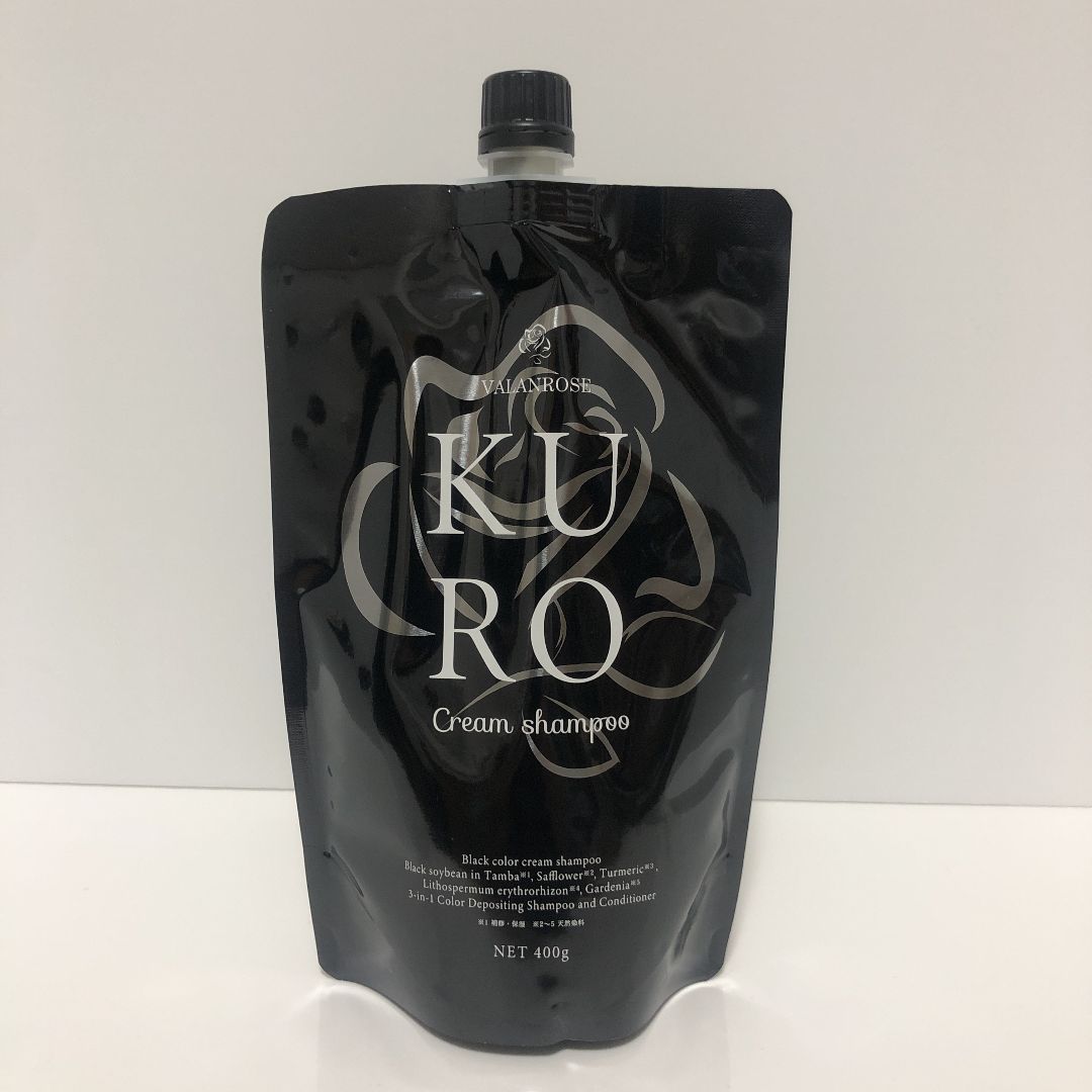 B.VALANCE バランローズ KUROクリームシャンプー 400g 白髪染め