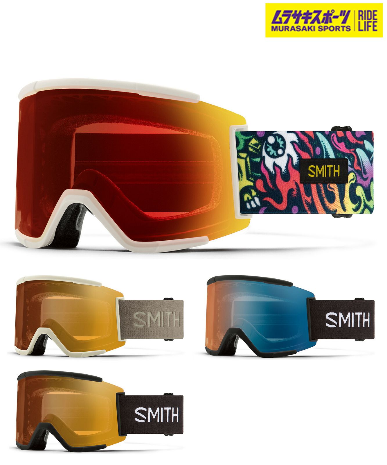 ムラスポ公式】新品 SMITH スミス スノーボード ゴーグル ユニセックス 