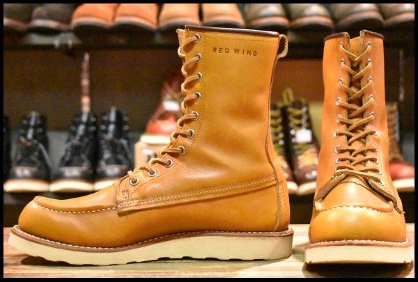 7E 良品 19年】レッドウィング 8866 ペコス 赤茶 オロラセット