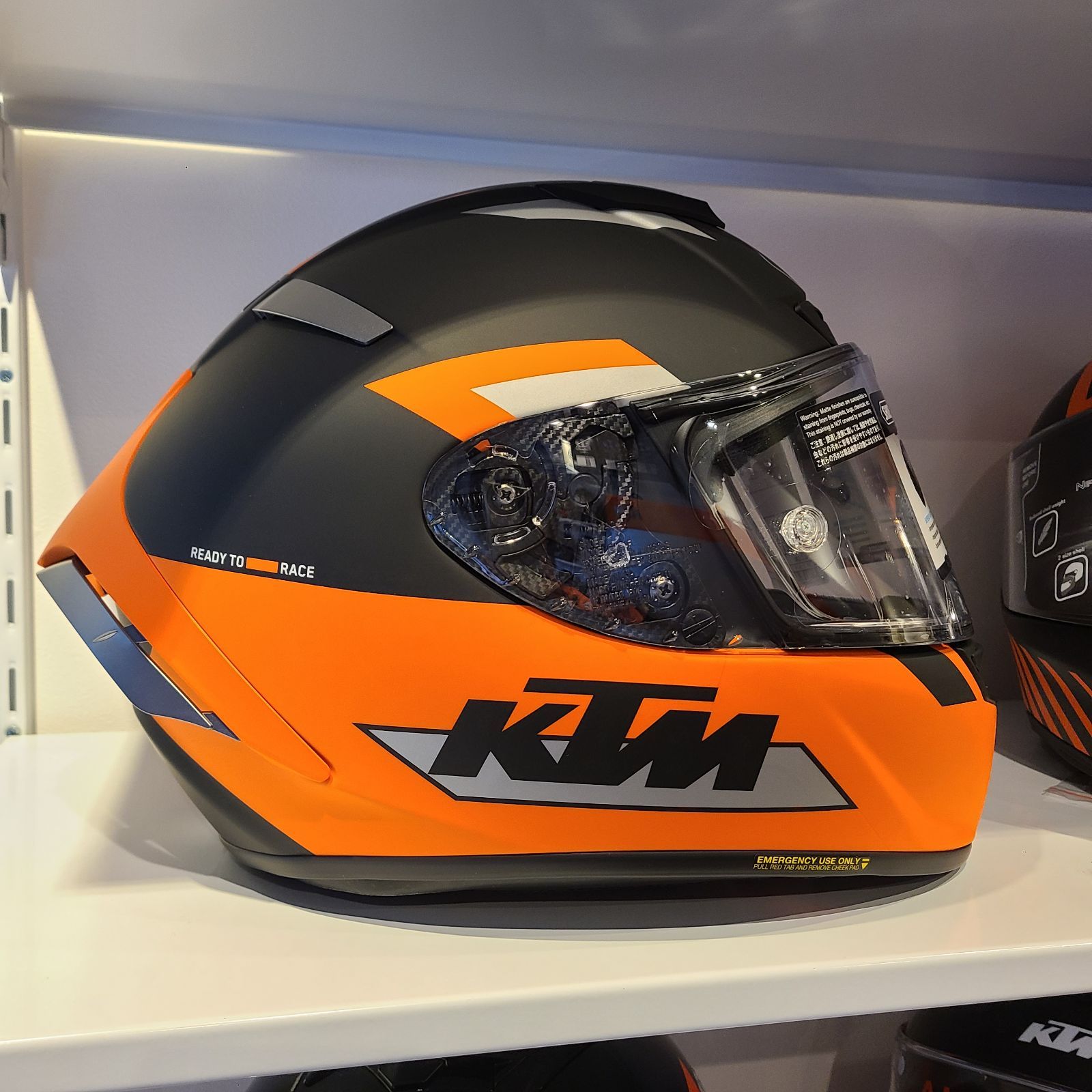 Lサイズ・X-SPIRIT III HELMET・SHOEIとKTMのコラボヘルメット・ヘルメット - メルカリ