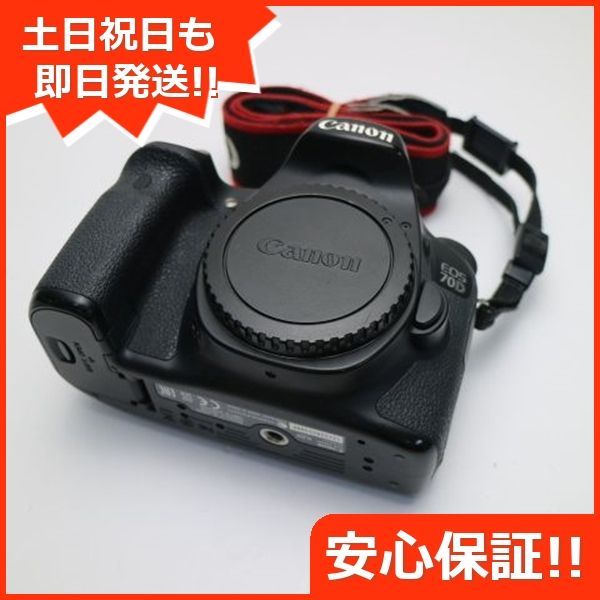 美品 EOS 70D ブラック 即日発送 デジタル一眼 Canon 本体 土日祝発送OK 02000 - メルカリ