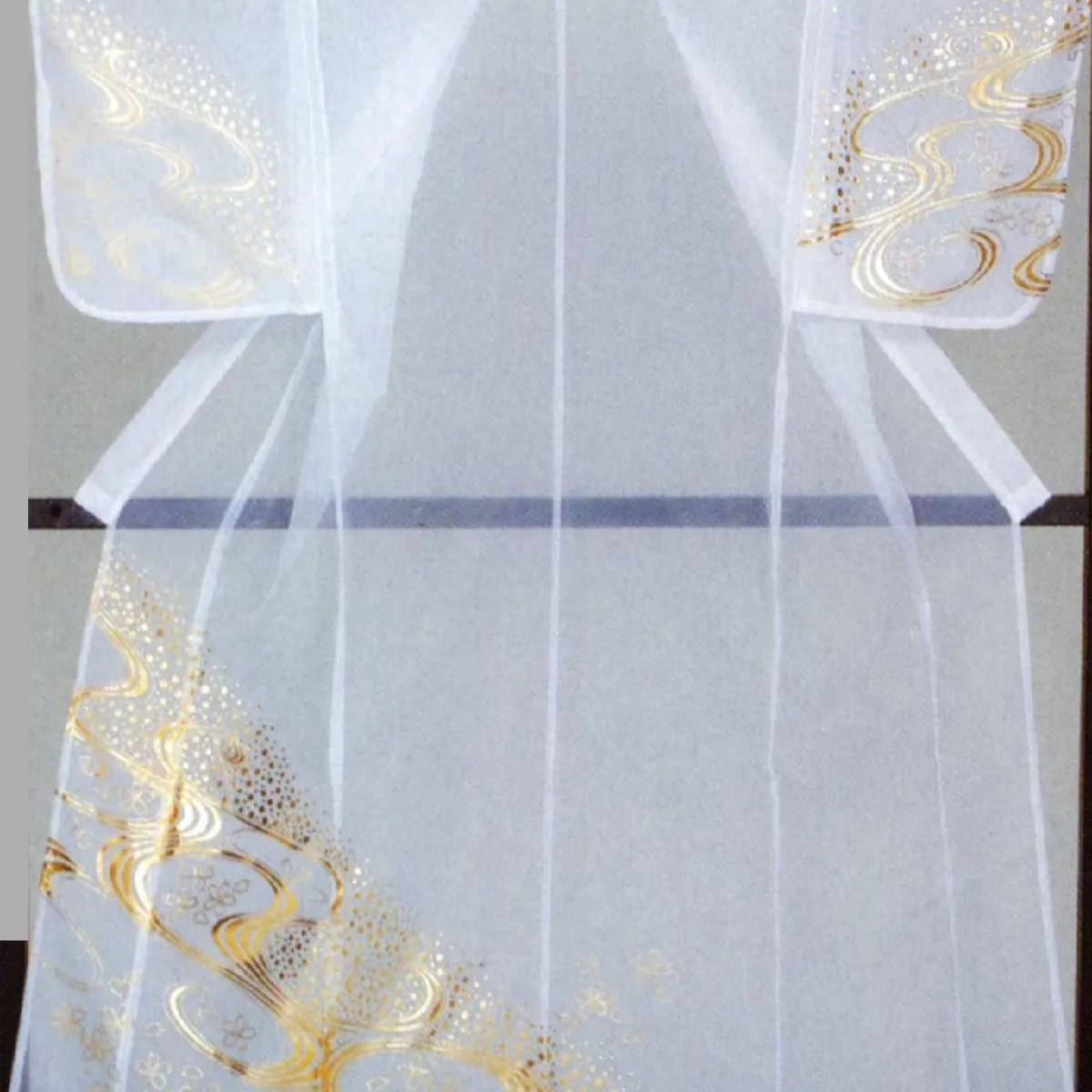 舞台衣装　かつぎ　刺繍　オーダー品　新品　日本舞踊　大衆劇場 無地かつぎ（納期約14日） 被衣 かづき 紗 レース 衣被 きぬ