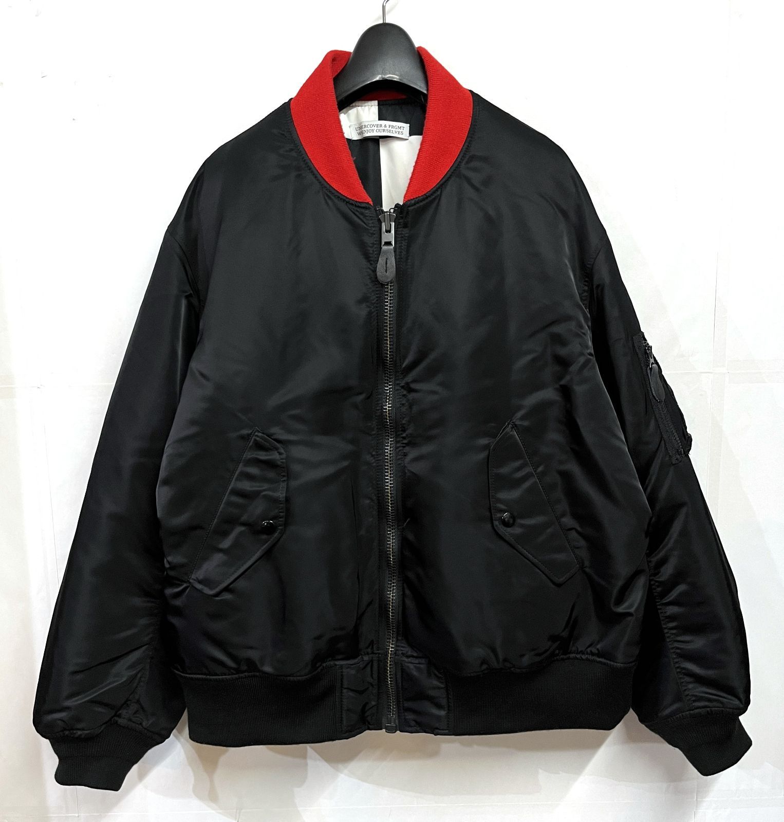 undercover × fragment MA-1 ボンバージャケット XL the shepherd UNDERCOVER x Fragment Design MA-1 Black Bomber