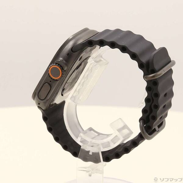 〔 品〕 Apple Watch Ultra 2 GPS Cellular 49mm ブラックチタニウムケース ブラックオーシャンバンド 198