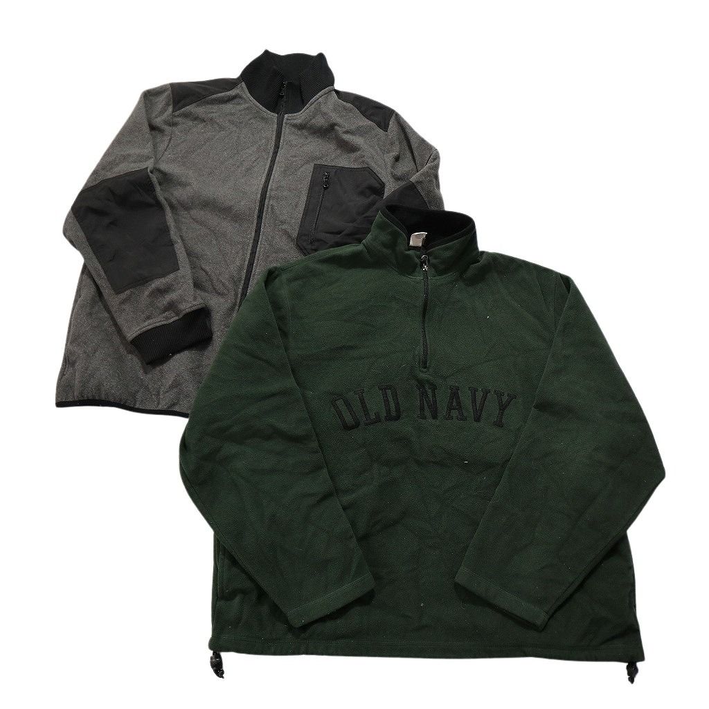 古着卸 まとめ売り ブランドMIX フリース 6枚セット メンズ 2XL オールドネイビー ノーティカ チャップス フーディー 古着 NC2648