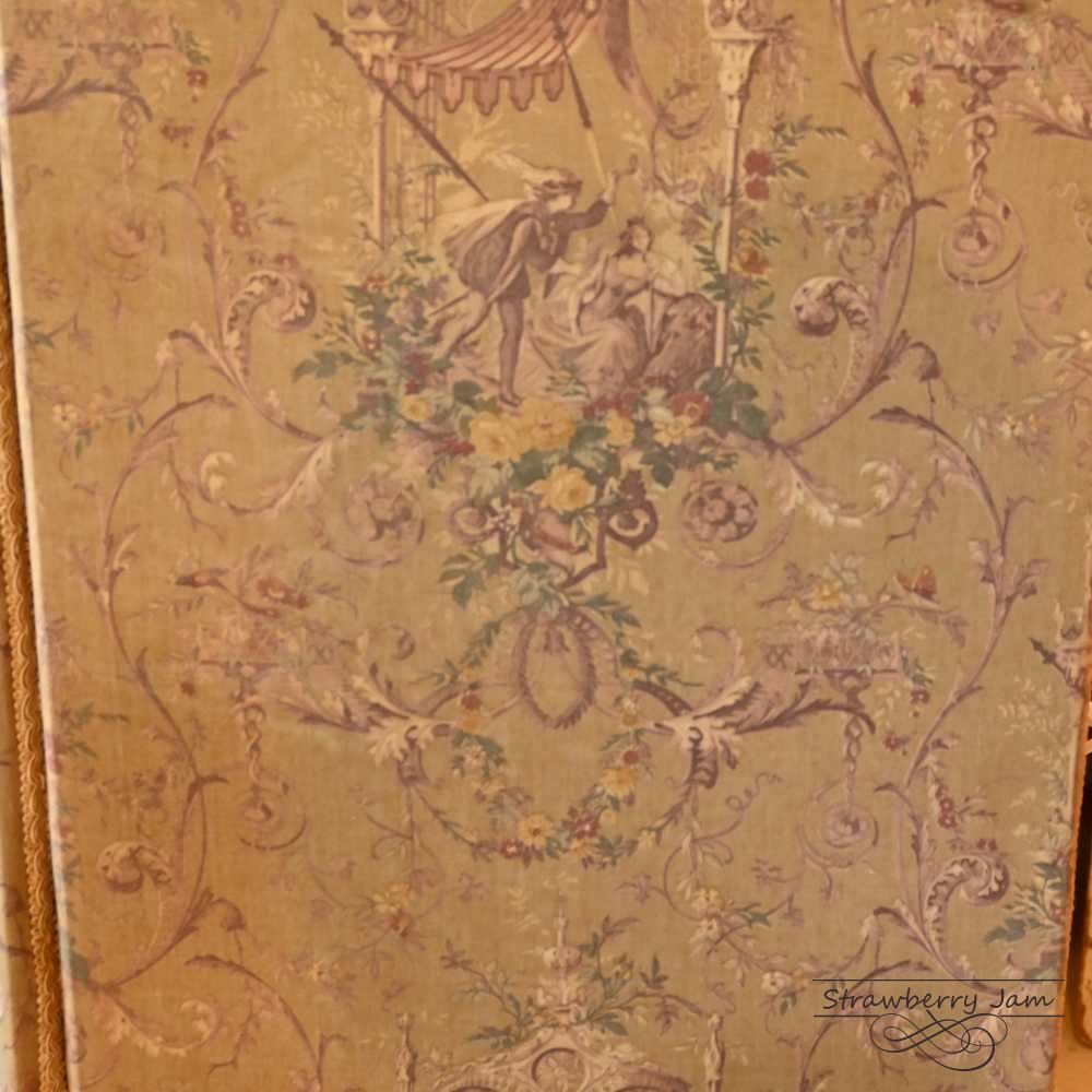 k*u様 L3705-216 フランスアンティーク サロン パーテーション ファ L3705-216 フランスアンティーク サロン パーテーション ファブリック