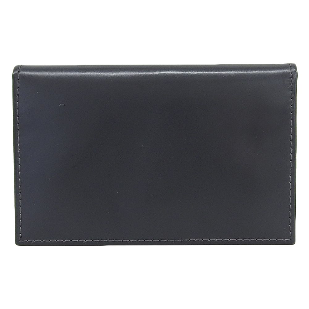 エッティンガー Ettinger 2020年 H143JR VISITING CARD CASE ブライドルレザー 名刺 カードケース チャコール 紳士 ビジネス 定価33000円