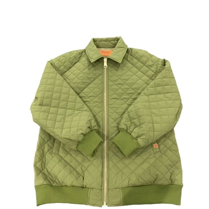 UNIVERSAL OVERALL/ DIAQUILT ZIP BLOUSON  OLIVE