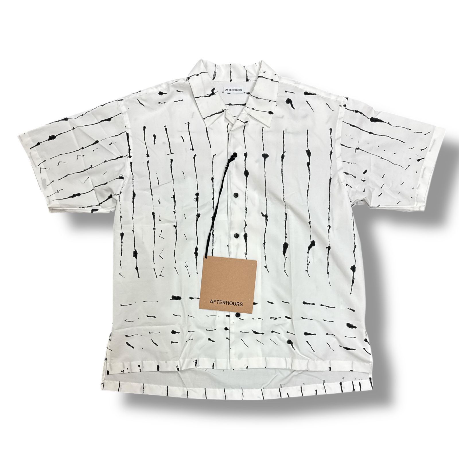 参考上代50600円 未使用品 AFTERHOURS 24SS CAMP COLLAR SHIRT 
