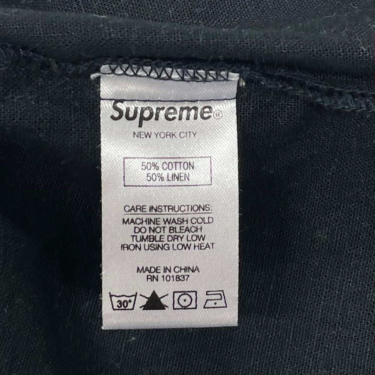 国内正規 Supreme 18SS ラスタカラーライン バンドカラー シャツ