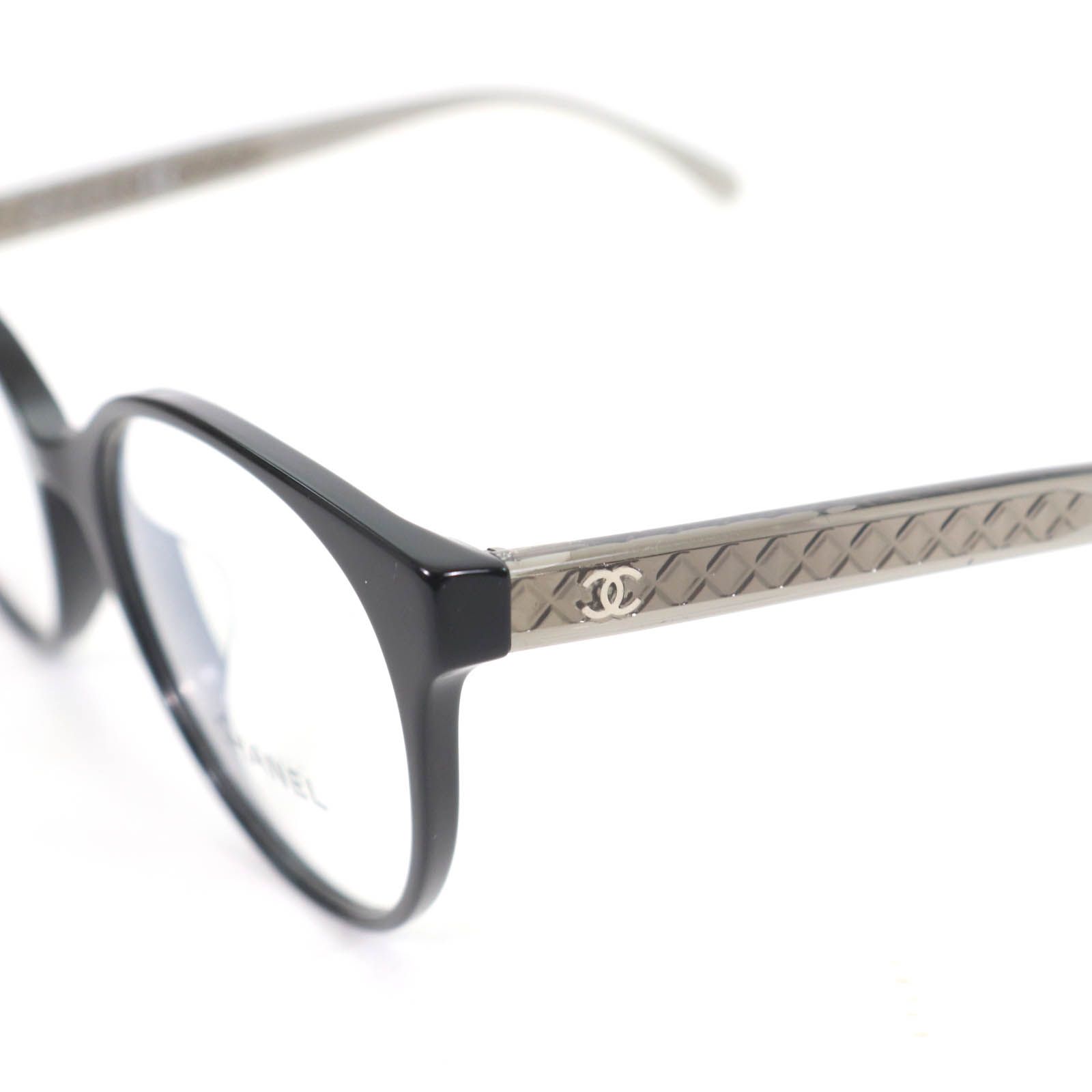 美品☆CHANEL シャネル 3401-A ココマーク メガネ 眼鏡 アイ