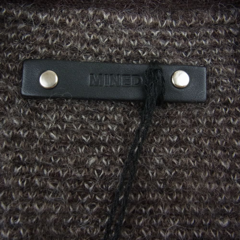 MINEDENIM マインデニム 22AW 2210-6002 Kid Mohair Argyle Washed  