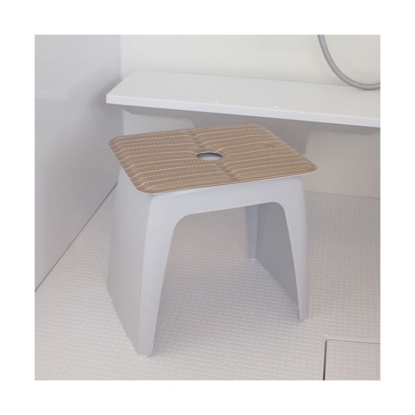 まとめ サンベルム いごこち風呂椅子マットグレー TU19811 1枚 ×5セット