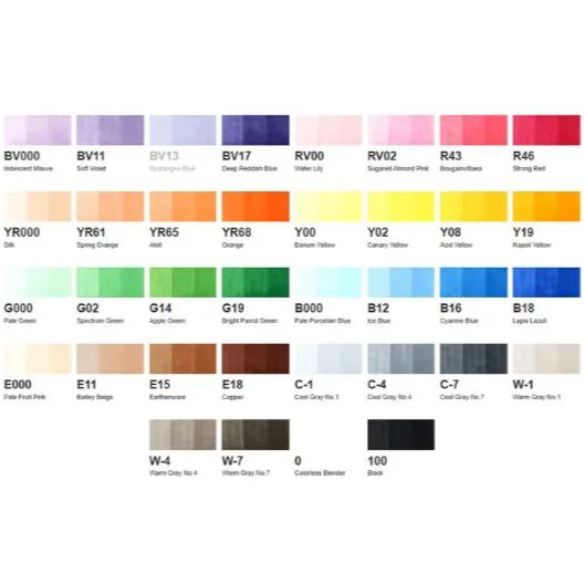 Too 小売 コピックスケッチ セット ベーシック36色セット ☆未使用品