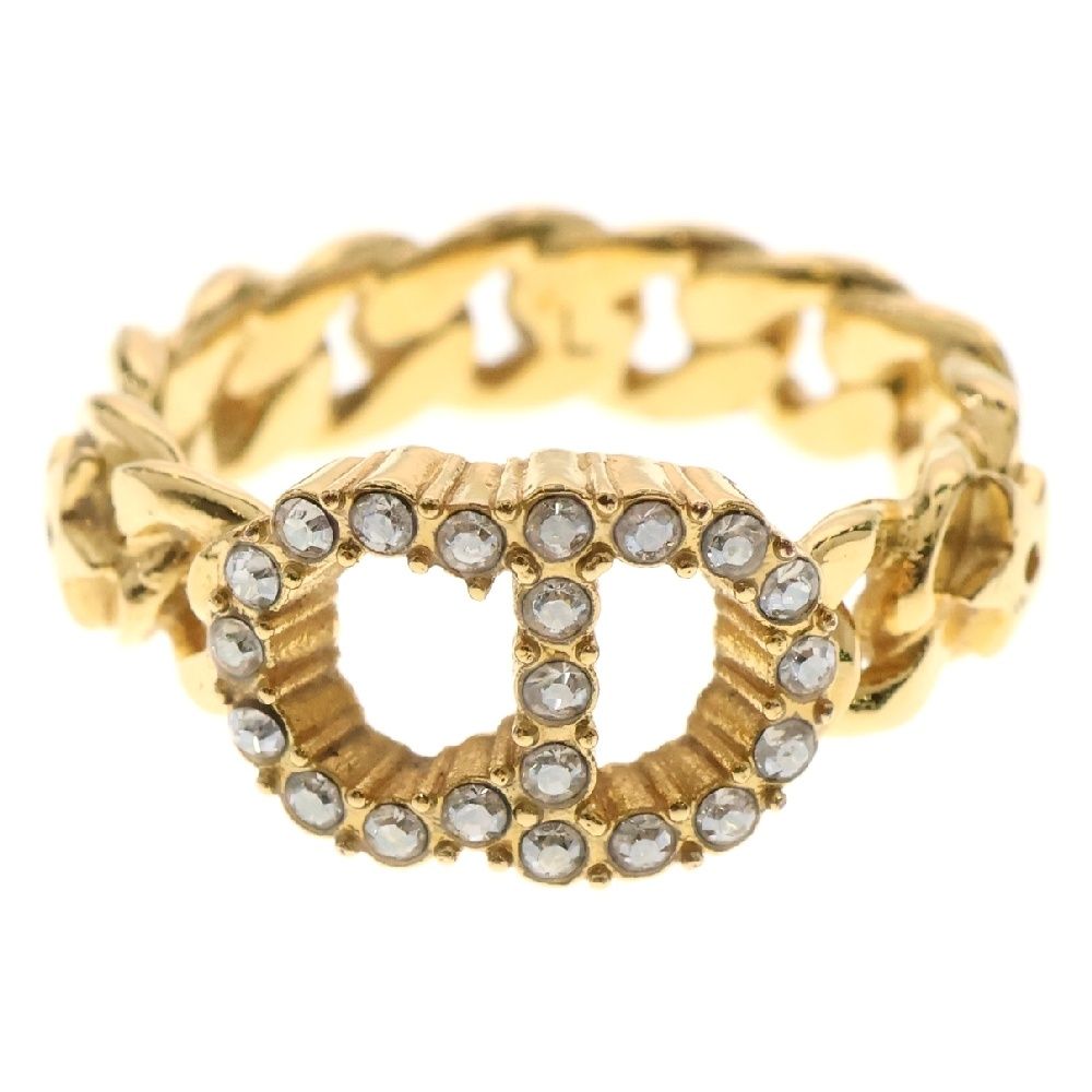 Christian Dior (クリスチャンディオール) CDロゴ ラインストーン