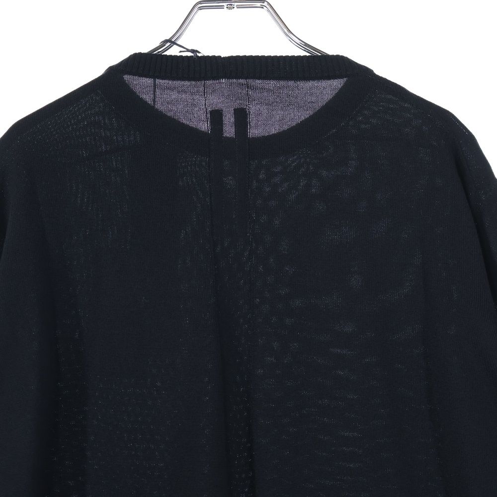 リックオウエンス サイズ:M  24SS  RU01D3667 サイドスリットコットンニット 新古品 SB01 リックオウエンス Rick Owens 24SS RU01D3667 サイズ:M サイドスリット