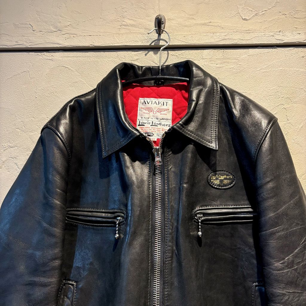 Lewis Leathers Aviakit ダブルライダース 42 ブラック Lewis Leathers(ルイスレザーズ) / AVIAKIT/ダブルライダース