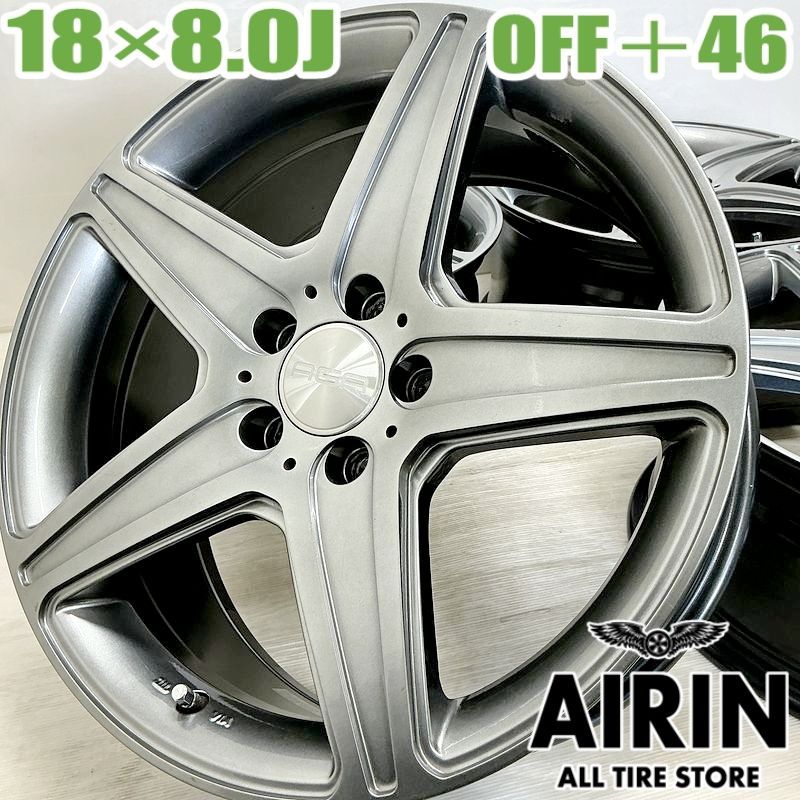 ベンツ　アウディなどPCD112スタッドレスタイヤ＆ホイール 18インチ　4本 ベンツ アウディなどPCD112スタッドレスタイヤ＆ホイール 18インチ 4本