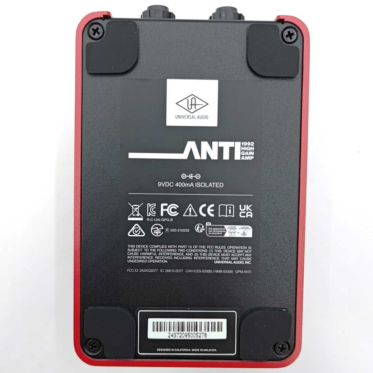 UNIVERSAL AUDIO ユニバーサルオーディオ UAFX ANTI 1992 High