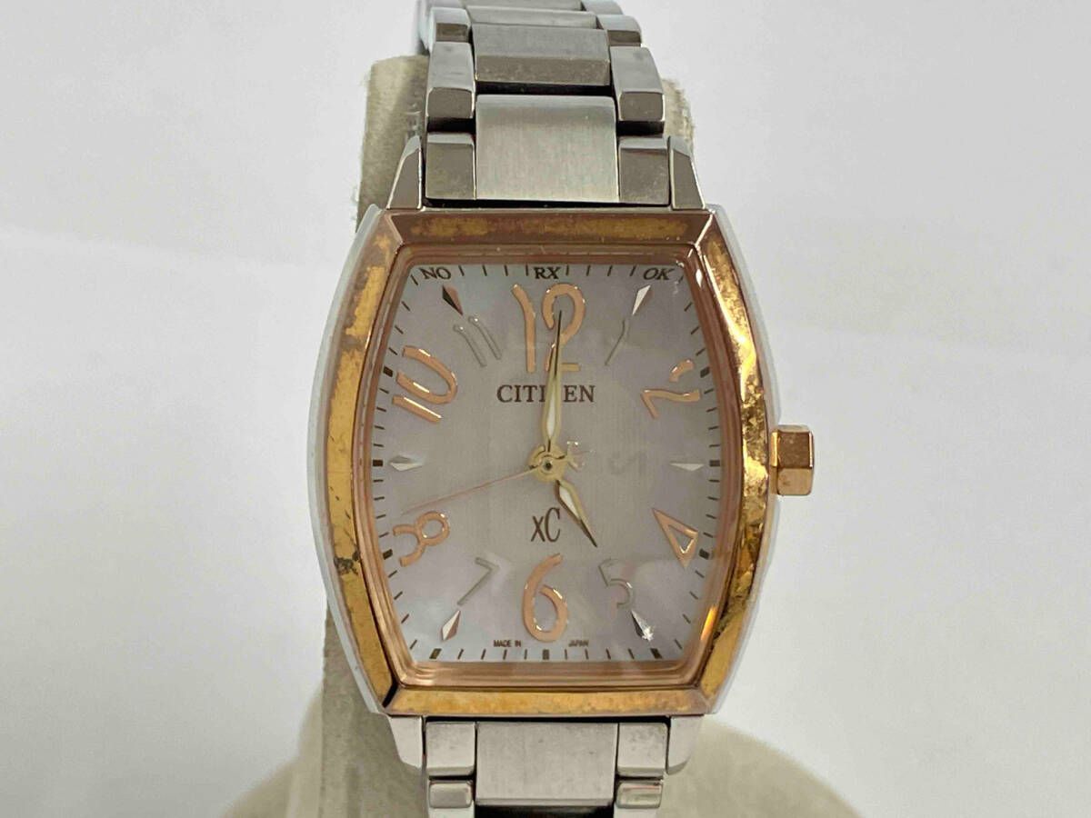 CITIZEN シチズン xC クロスシー H030-T016022 381021076 ベルト短め 電波ソーラー 腕時計