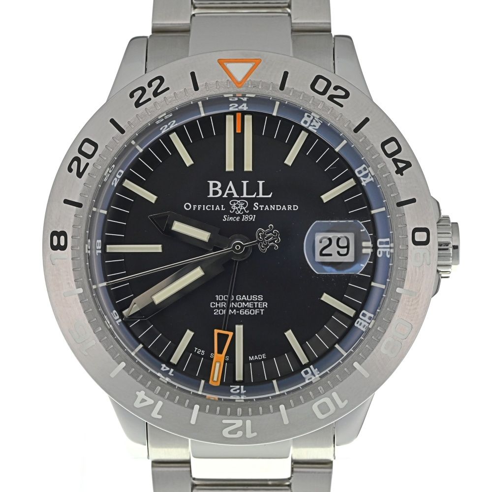 ボールウォッチ BALLWATCH DG9000B-S1CJ-BK エンジニアIII アウトライアー GMT デイト クロノメーター 自動巻き メンズ美品箱付き J#137201