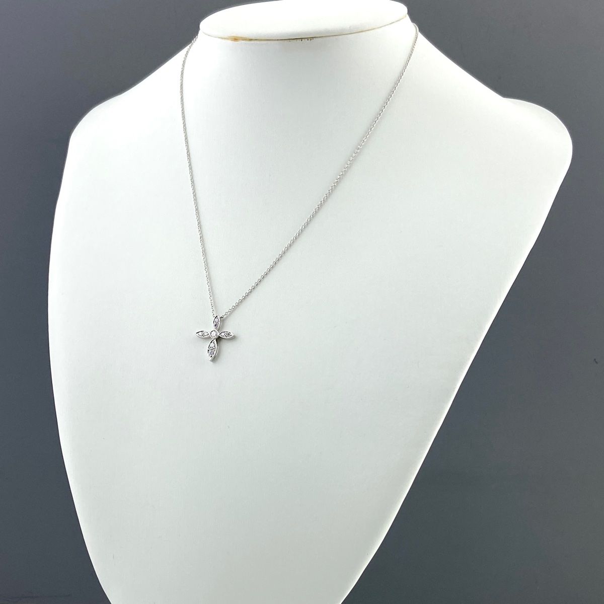 ティファニー TIFFANY&Co. スモール イリュージョン クロス ネックレス 