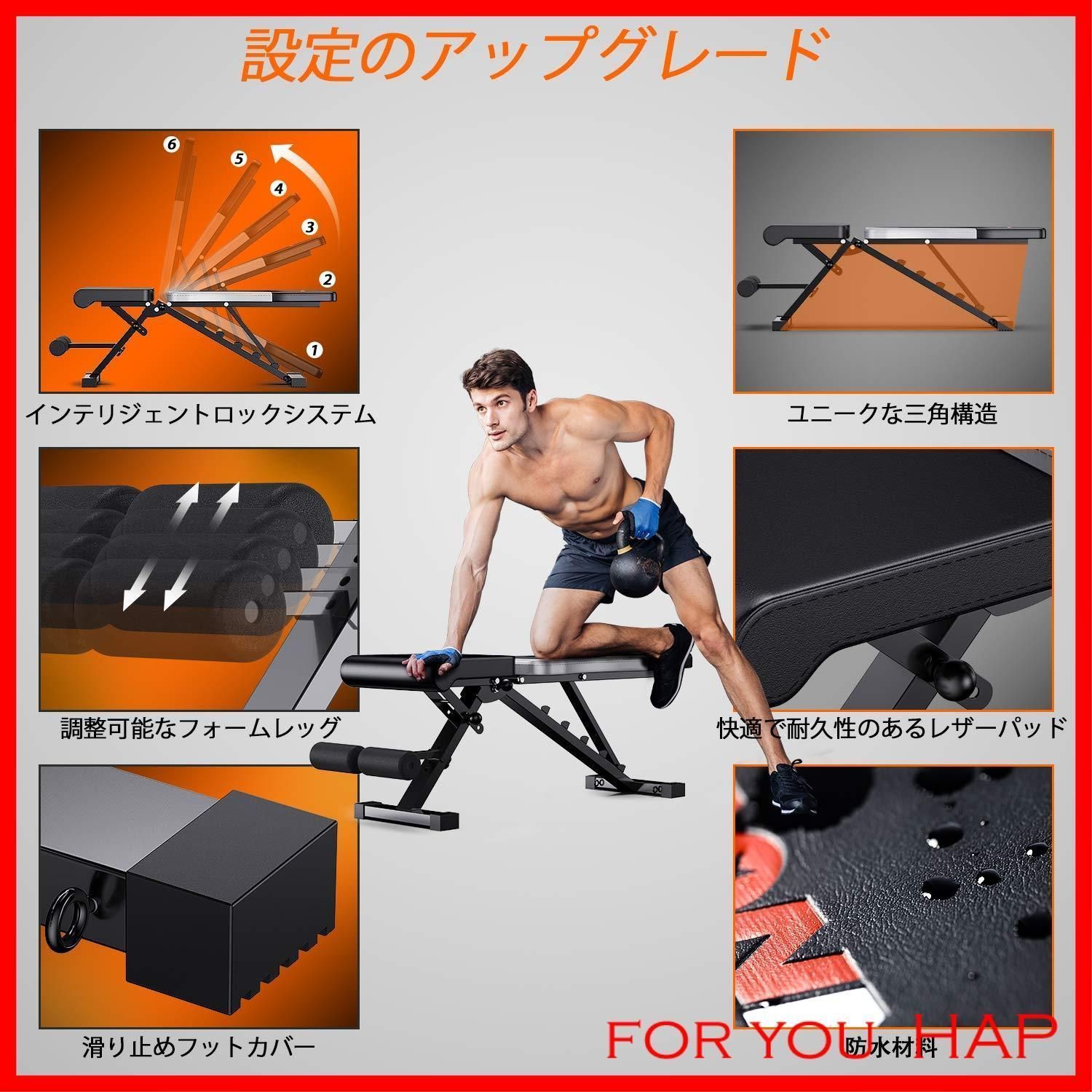 WINNOW 腹筋 | マルチポジショントレーニングベンチ : マルチ ウェイト 