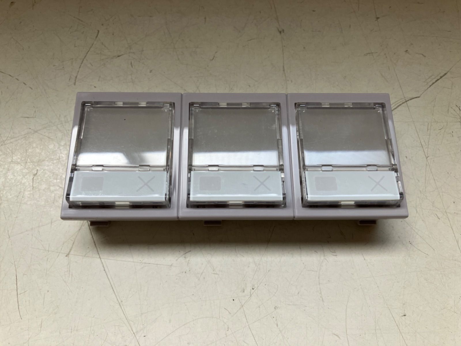 グローリー券売機 食券機 押しボタン 3連ミニボタン×4セット 新品 VT