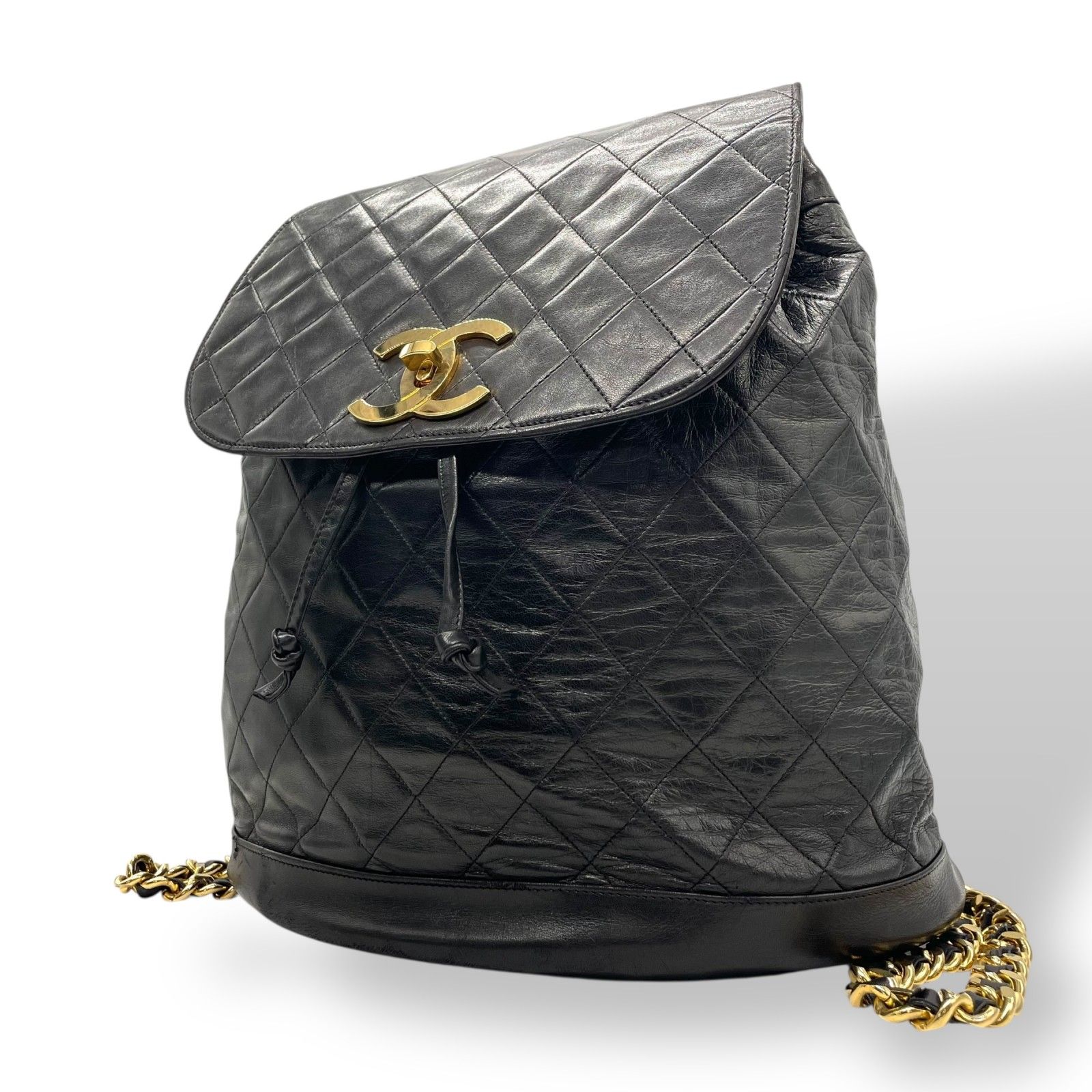 CHANEL シャネル マトラッセ リュック ココマーク ターンロック