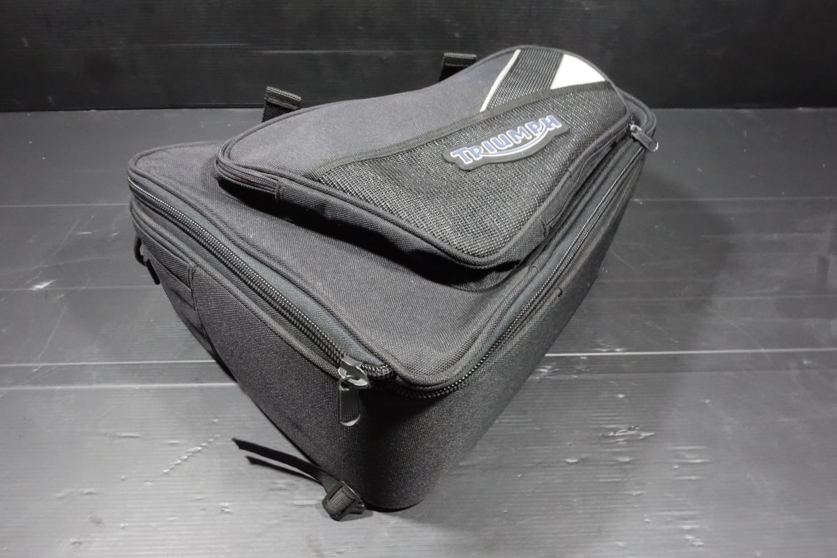 ソフトサイドバッグ 左右セット シートバッグ ツーリングバッグ トライアンフ 純正 オプション デイトナ675 TRIUMPH DAYTONA675 R20250609