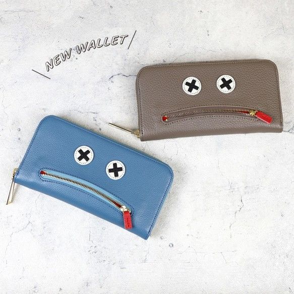 新品 イルビゾンテ ラウンドファスナー 折り財布 コンパクト プラチナ