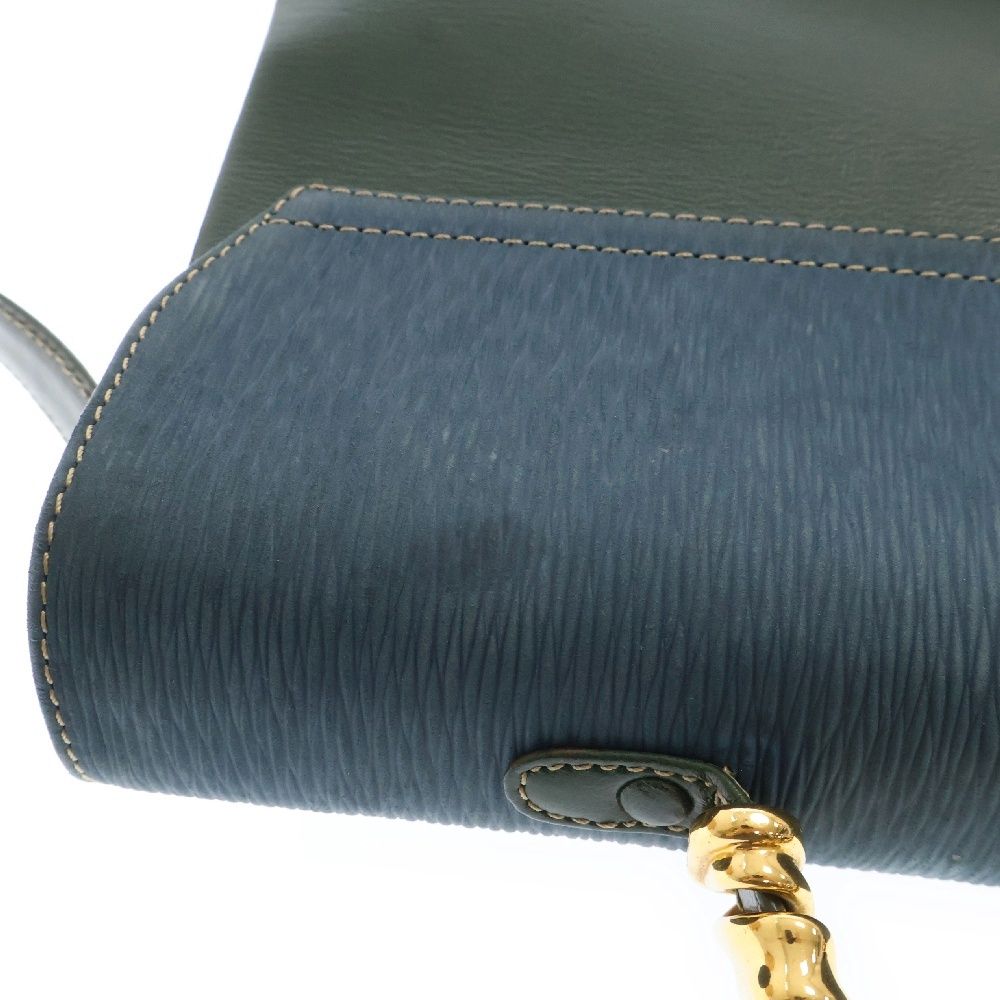 LOEWE (ロエベ) ベラスケス ハンドバッグ グリーン×ブルー ショルダー