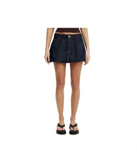 送料無料 コットンオン レディース スカート ボトムス Women s Bubble Denim Skirt Shutter blue