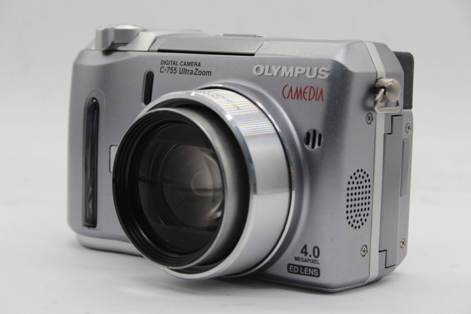 オリンパス 【返品保証】 【便利な単三電池で使用可】オリンパス Olympus Camedia C-755 10x コンパクトデジタルカメラ v500