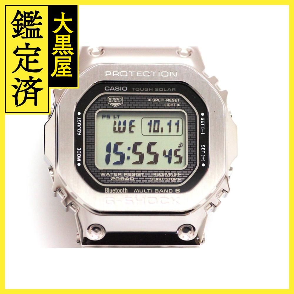 CASIO カシオ 腕時計 G-SHOCK GMW-B5000D-1JF ステンレススチール タフソーラー 電波時計  2023年4月保証書【472】SJ - メルカリ