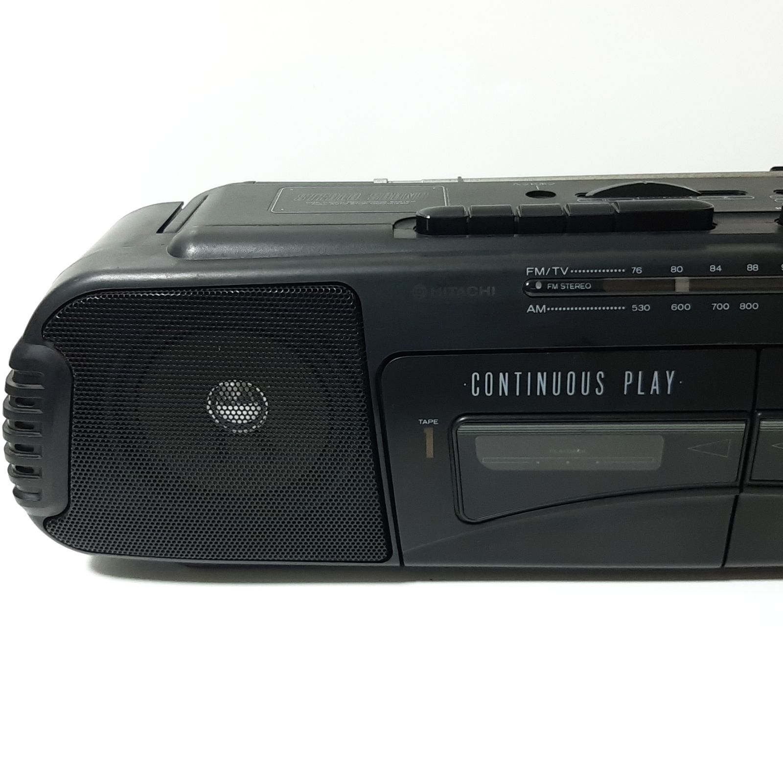 HITACHI 日立 TRK-W205 AM/FMステレオカセットレコーダー ダブル