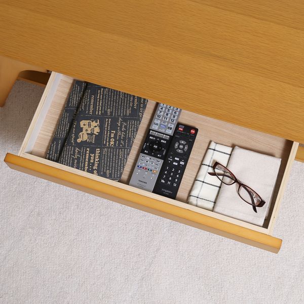 引出し付きセンターテーブル