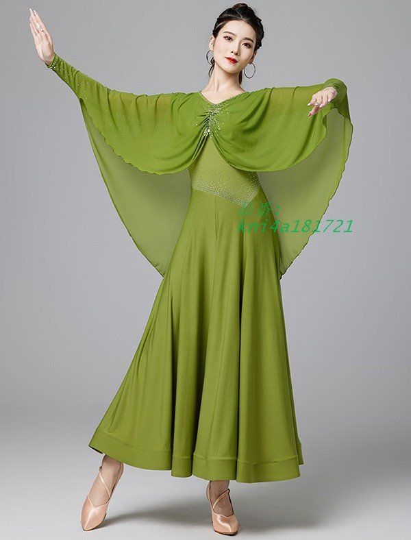 社交ダンス衣装 レディース モダンドレス ダンス衣装 社交ダンス ダンスウエア 社交ダンスドレス ゴージャス ワルツダンス服 華やか ロング丈 kni4a181721 WWW_NOITHATQUANGTHANH_NET