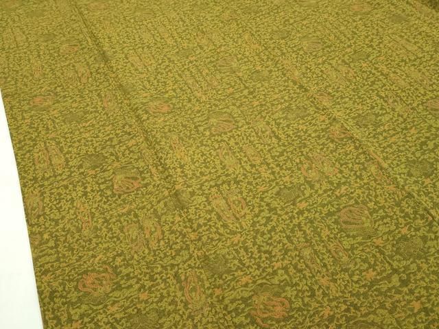 平和屋本店□極上 重要無形文化財 人間国宝 中村勇二郎 江戸小紋 獅子