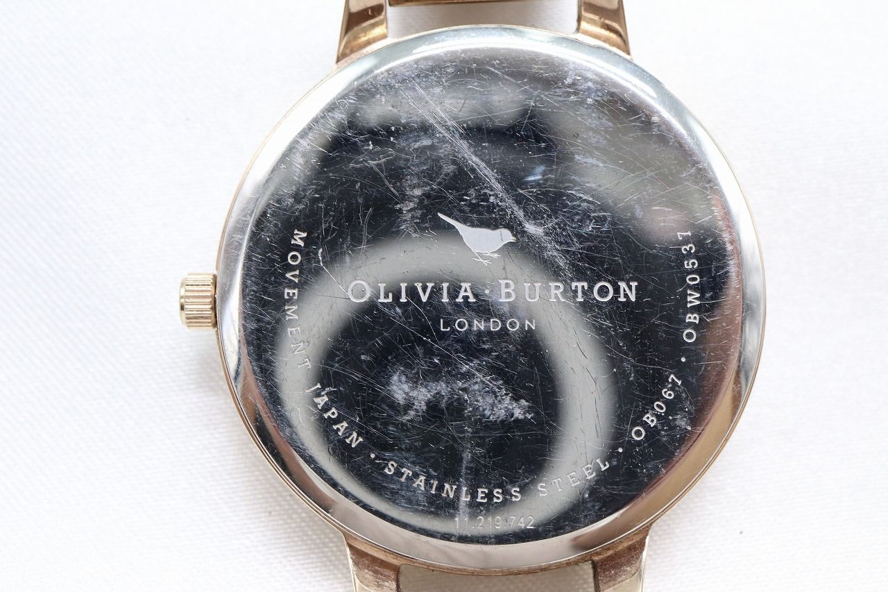 W250-53】動作品 電池交換済 OLIVIA BURTON オリビアバートン 花